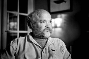 Black and white portrait of Tom Haley - Photographer - Paris, France