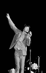 Mick Jagger, Rolling Stones performance singing in Indianapolis Indiana 1966
