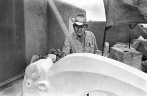 Allan Houser, Chiricahua Apache sculptor , Santa Fe, New Mexico., Artists,
