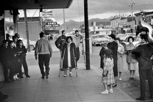 Salvation Army preaching to Alaska Natives, Anchorage Alaska.