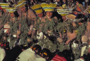 Basket dance. San Juan Pueblo. New Mexico.