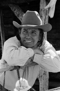 Actor, Jay Silverheels the original Tonto on the TV series, the Lone Ranger