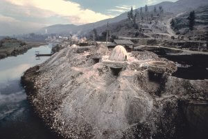 Charcoal ovens. China 1984.