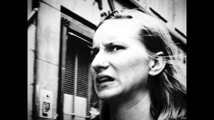 Black and white street portrait. Rua de Santa Catarina - Porto Portugal No.3