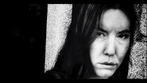 Black and white street portrait. Rua de Santa Catarina - Porto Portugal No.4