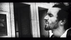 Black and white street portrait. Rua de Santa Catarina - Porto Portugal No.9