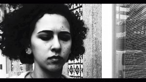 Black and white street portrait. Rua de Santa Catarina - Porto Portugal No.12