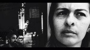 Black and white street portrait. Rua de Santa Catarina - Porto Portugal No.20