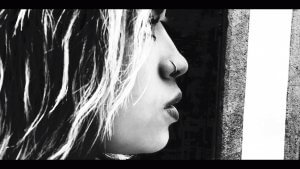 Black and white street portrait. Rua de Santa Catarina - Porto Portugal No.23